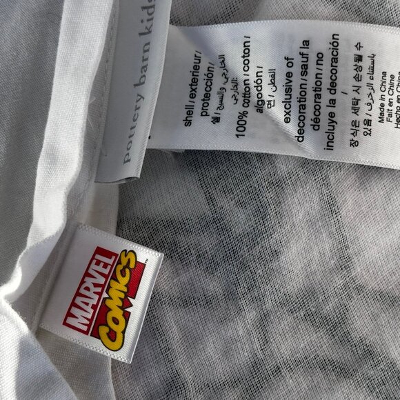 Preowned: Pottery Barn Kids Marvel Avengers Quilt (Full)/Sham/Spiderman Eurosham - Picture 3 of 11